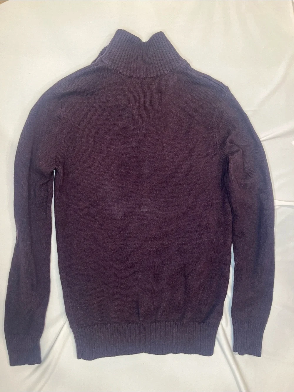 American Eagle Outfitters Burgundy Half-Zip Pullover Sweater